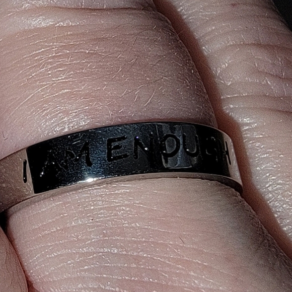 New Engraved Ring. I Am Enough. - Picture 5 of 5